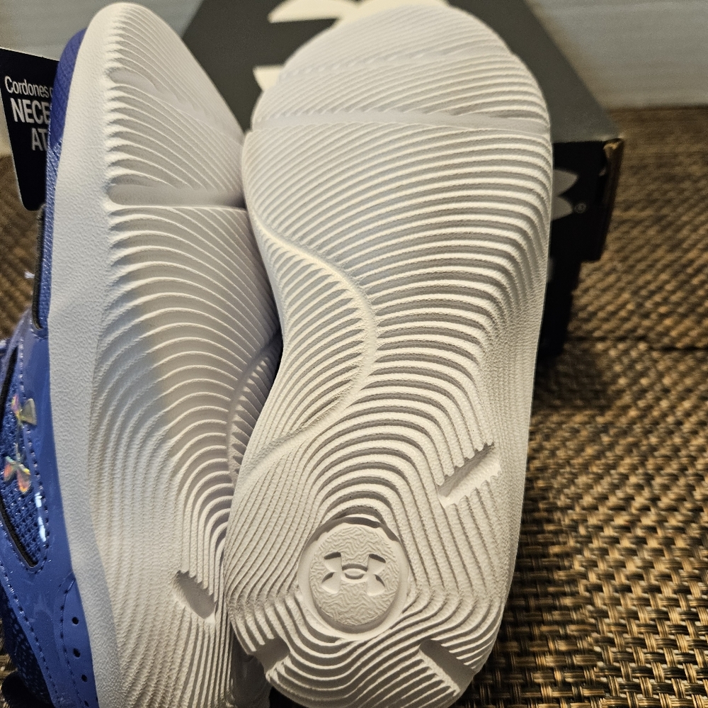 Under Armour size 11k blue/white - Picture 6 of 8